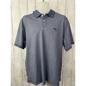 Men's Tommy Bahama Polo Golf Shirt Relax Blue Size L